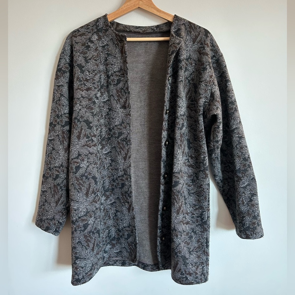 Vintage lapel-less blazer